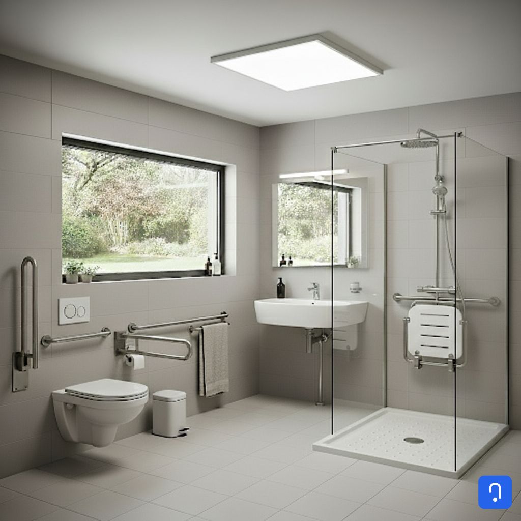 Barrierefreies Badezimmer Beispiel